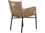 ΠΟΛΥΘΡΟΝΑ ΚΗΠΟΥ ARTELIBRE BLUENILE ΜΠΕΖ/ΜΑΥΡΟ ΑΛΟΥΜΙΝΙΟ/RATTAN 56X60X83CM
