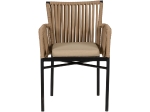ΠΟΛΥΘΡΟΝΑ ΚΗΠΟΥ ARTELIBRE BLUENILE ΜΠΕΖ/ΜΑΥΡΟ ΑΛΟΥΜΙΝΙΟ/RATTAN 56X60X83CM