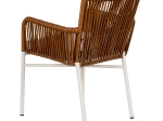 ΠΟΛΥΘΡΟΝΑ ΚΗΠΟΥ ARTELIBRE BLUENILE ΛΕΥΚΟ/ΚΑΦΕ ΑΛΟΥΜΙΝΙΟ/RATTAN 49X42X81CM