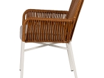 ΠΟΛΥΘΡΟΝΑ ΚΗΠΟΥ ARTELIBRE BLUENILE ΛΕΥΚΟ/ΚΑΦΕ ΑΛΟΥΜΙΝΙΟ/RATTAN 49X42X81CM