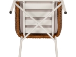 ΠΟΛΥΘΡΟΝΑ ΚΗΠΟΥ ARTELIBRE BLUENILE ΛΕΥΚΟ/ΚΑΦΕ ΑΛΟΥΜΙΝΙΟ/RATTAN 49X42X81CM