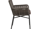 ΠΟΛΥΘΡΟΝΑ ΚΗΠΟΥ ARTELIBRE BLUENILE ΜΑΥΡΟ/ΓΚΡΙ ΑΛΟΥΜΙΝΙΟ/RATTAN 55X65X81CM