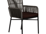 ΠΟΛΥΘΡΟΝΑ ΚΗΠΟΥ ARTELIBRE BLUENILE ΜΑΥΡΟ/ΓΚΡΙ ΑΛΟΥΜΙΝΙΟ/RATTAN 55X65X81CM