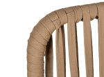 ΣΚΑΜΠΟ KINTAMPO ΜΠΕΖ/ΜΑΥΡΟ ΑΛΟΥΜΙΝΙΟ/RATTAN 55X58X108CM