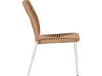 ΚΑΡΕΚΛΑ ΚΗΠΟΥ ARTELIBRE TINKISSO ΛΕΥΚΟ/ΦΥΣΙΚΟ ΑΛΟΥΜΙΝΙΟ/RATTAN 45X63X82CM