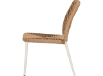 ΚΑΡΕΚΛΑ ΚΗΠΟΥ ARTELIBRE TINKISSO ΛΕΥΚΟ/ΦΥΣΙΚΟ ΑΛΟΥΜΙΝΙΟ/RATTAN 45X63X82CM