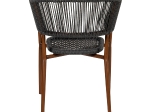 ΠΟΛΥΘΡΟΝΑ ΚΗΠΟΥ ARTELIBRE KARURU ΜΑΥΡΟ/ΚΑΦΕ ΑΛΟΥΜΙΝΙΟ/RATTAN 63X63X77CM