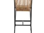 ΣΚΑΜΠΟ ARTELIBRE MANDRAKA ΜΑΥΡΟ/ΦΥΣΙΚΟ ΑΛΟΥΜΙΝΙΟ/RATTAN 56X63X108CM