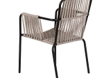 ΠΟΛΥΘΡΟΝΑ ΚΗΠΟΥ ARTELIBRE DAYA ΓΚΡΙ/ΜΑΥΡΟ ΑΛΟΥΜΙΝΙΟ/RATTAN 57X67X84CM
