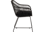 ΠΟΛΥΘΡΟΝΑ ΚΗΠΟΥ ARTELIBRE KALAMBO ΜΑΥΡΟ ΑΛΟΥΜΙΝΙΟ/RATTAN 56X57X81CM