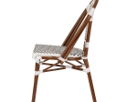 ΚΑΡΕΚΛΑ ΚΗΠΟΥ ARTELIBRE MUTARAZI ΛΕΥΚΟ/ΜΑΥΡΟ ΑΛΟΥΜΙΝΙΟ/RATTAN 50X57X85CM