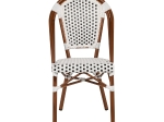 ΚΑΡΕΚΛΑ ΚΗΠΟΥ ARTELIBRE MUTARAZI ΛΕΥΚΟ/ΜΑΥΡΟ ΑΛΟΥΜΙΝΙΟ/RATTAN 50X57X85CM