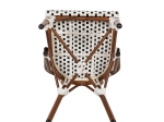 ΚΑΡΕΚΛΑ ΚΗΠΟΥ ARTELIBRE MUTARAZI ΛΕΥΚΟ/ΜΑΥΡΟ ΑΛΟΥΜΙΝΙΟ/RATTAN 50X57X85CM