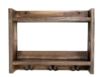 ΡΑΦΙ ΤΟΙΧΟΥ-ΚΡΕΜΑΣΤΡΑ ARTELIBRE JEFF ΚΑΡΥΔΙ ΞΥΛΟ 43X11.5X32CM