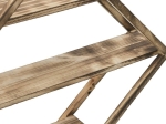 Inart Ραφιέρα Τοίχου Ξύλινη Natural 64X12.5X63εκ