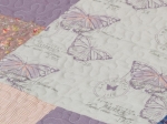 Borea Κουβερλί Εμπριμέ Σετ Γ-15 Υπέρδιπλο 220 x 240 cm + (2) 50 x 70 cm Λιλά
