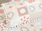 Borea Μαξιλάρι Διακοσμητικό Hearts 30 x 60 cm Μπεζ