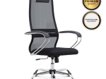 ΚΑΡΕΚΛΑ ΓΡΑΦΕΙΟΥ LORD MEGAPAP ΜΕ ΥΦΑΣΜΑ MESH ΧΡΩΜΑ ΜΑΥΡΟ 66,5X70X123/133ΕΚ.
