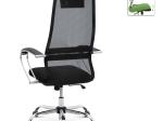ΚΑΡΕΚΛΑ ΓΡΑΦΕΙΟΥ LORD MEGAPAP ΜΕ ΥΦΑΣΜΑ MESH ΧΡΩΜΑ ΜΑΥΡΟ 66,5X70X123/133ΕΚ.