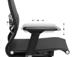 ΚΑΡΕΚΛΑ ΓΡΑΦΕΙΟΥ SAMURAI L2-9D MEGAPAP ΕΡΓΟΝΟΜΙΚΗ ΜΕ ΥΦΑΣΜΑ TS MESH ΧΡΩΜΑ ΜΑΥΡΟ 69X70X125/135ΕΚ.