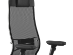 ΚΑΡΕΚΛΑ ΓΡΑΦΕΙΟΥ SAMURAI L1-2D MEGAPAP ΕΡΓΟΝΟΜΙΚΗ ΜΕ ΥΦΑΣΜΑ TS MESH ΚΑΙ ΤΕΧΝΟΔΕΡΜΑ ΧΡΩΜΑ ΜΑΥΡΟ 69X70X122/130ΕΚ.