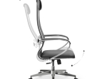 ΚΑΡΕΚΛΑ ΓΡΑΦΕΙΟΥ SIT-1031672 MEGAPAP ΕΡΓΟΝΟΜΙΚΗ ΜΕ ΔΙΠΛΟ ΥΦΑΣΜΑ MESH ΚΑΙ ΤΕΧΝΟΔΕΡΜΑ ΧΡΩΜΑ ΜΑΥΡΟ 66X70X118/131ΕΚ.