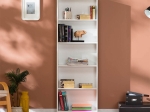ΒΙΒΛΙΟΘΗΚΗ ΜΕΛΑΜΙΝΗΣ MAX MEGAPAP ΣΕ ΧΡΩΜΑ ΛΕΥΚΟ 58X23X170ΕΚ.