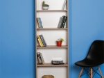 ΒΙΒΛΙΟΘΗΚΗ ΜΕΛΑΜΙΝΗΣ MAX MEGAPAP ΣΕ ΧΡΩΜΑ SONOMA 58X23X170ΕΚ.