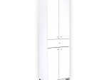 ΝΤΟΥΛΑΠΑ ΡΟΥΧΩΝ DIAMOND MEGAPAP ΔΙΦΥΛΛΗ ΣΕ ΧΡΩΜΑ ΛΕΥΚΟ 60X38X187ΕΚ.
