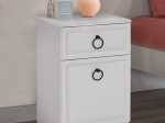 ΚΟΜΟΔΙΝΟ ΜΕΛΑΜΙΝΗΣ HAMPTON MEGAPAP ΧΡΩΜΑ ΛΕΥΚΟ 40X38X63ΕΚ.