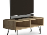 ΕΠΙΠΛΟ ΤΗΛΕΟΡΑΣΗΣ FIONA MEGAPAP ΑΠΟ ΜΕΛΑΜΙΝΗ ΧΡΩΜΑ OAK 90X30X41ΕΚ.