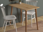 ΤΡΑΠΕΖΙ FIONA MEGAPAP ΑΠΟ ΜΕΛΑΜΙΝΗ ΧΡΩΜΑ OAK 90X55X75ΕΚ.