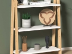 ΒΙΒΛΙΟΘΗΚΗ COMO MEGAPAP ΑΠΟ ΜΕΛΑΜΙΝΗ ΧΡΩΜΑ ΛΕΥΚΟ - OAK 63X22X80ΕΚ.