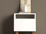 ΚΟΜΟΔΙΝΟ LUCE MEGAPAP ΑΠΟ ΜΕΛΑΜΙΝΗ ΧΡΩΜΑ ΛΕΥΚΟ 40X30X47,6ΕΚ.