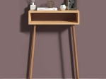 ΚΟΝΣΟΛΑ MOCA MEGAPAP ΑΠΟ ΜΕΛΑΜΙΝΗ ΧΡΩΜΑ OAK 60X22X87ΕΚ.