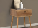 ΚΟΜΟΔΙΝΟ PAULINE MEGAPAP ΜΕΛΑΜΙΝΗΣ ΧΡΩΜΑ PINE OAK 45X35X61ΕΚ.