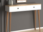 ΚΟΝΣΟΛΑ ΜΕΛΑΜΙΝΗΣ ALIS MEGAPAP ΧΡΩΜΑ PINE WHITE 110X29X88ΕΚ.