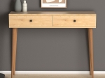 ΚΟΝΣΟΛΑ ΜΕΛΑΜΙΝΗΣ ALIS MEGAPAP ΧΡΩΜΑ OAK 110X29X88ΕΚ.