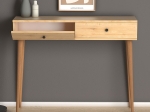 ΚΟΝΣΟΛΑ ΜΕΛΑΜΙΝΗΣ ALIS MEGAPAP ΧΡΩΜΑ OAK 110X29X88ΕΚ.