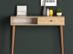 ΚΟΝΣΟΛΑ ΜΕΛΑΜΙΝΗΣ NAPOLI MEGAPAP ΧΡΩΜΑ OAK 90X29X88ΕΚ.
