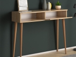 ΚΟΝΣΟΛΑ ΜΕΛΑΜΙΝΗΣ NAPOLI MEGAPAP ΧΡΩΜΑ OAK 90X29X88ΕΚ.