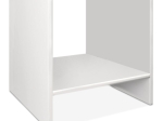 ΚΟΜΟΔΙΝΟ PAVIA MEGAPAP ΑΠΟ ΜΕΛΑΜΙΝΗ ΧΡΩΜΑ ΛΕΥΚΟ 39X39X39ΕΚ.