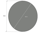 ΚΑΘΡΕΦΤΗΣ ΤΟΙΧΟΥ LOSTA MEGAPAP ΧΡΩΜΑ ΛΕΥΚΟ 60X60X2,2ΕΚ.