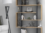 ΒΙΒΛΙΟΘΗΚΗ ΜΕΛΑΜΙΝΗΣ CLINT MEGAPAP ΧΡΩΜΑ SONOMA - ΑΝΘΡΑΚΙ 108X25X161ΕΚ.