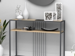ΚΟΝΣΟΛΑ KARY MEGAPAP ΧΡΩΜΑ OAK 120X33X90ΕΚ.