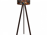 ΦΩΤΙΣΤΙΚΟ ΔΑΠΕΔΟΥ ROSLING MEGAPAP MDF/ΥΦΑΣΜΑ PVC ΧΡΩΜΑ ΜΑΥΡΟ/ΠΟΛΥΧΡΩΜΟ 38X21X140ΕΚ.