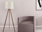 ΦΩΤΙΣΤΙΚΟ ΔΑΠΕΔΟΥ ROSLING MEGAPAP MDF/ΥΦΑΣΜΑ PVC ΧΡΩΜΑ ΚΑΡΥΔΙ/ΜΠΕΖ 38X21X140ΕΚ.