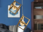 ΦΩΤΙΣΤΙΚΟ ΟΡΟΦΗΣ THORA MEGAPAP E27 ΜΕΤΑΛΛΙΚΟ ΔΙΦΩΤΟ ΧΡΩΜΑ ΧΡΥΣΟ ΜΑΤ 22X22X70ΕΚ.