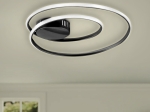 ΦΩΤΙΣΤΙΚΟ ΟΡΟΦΗΣ LED HERMANN MEGAPAP ΜΕΤΑΛΛΙΚΟ ΧΡΩΜΑ ΜΑΥΡΟ 44X44X7ΕΚ.