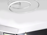 ΦΩΤΙΣΤΙΚΟ ΟΡΟΦΗΣ LED HERMANN MEGAPAP ΜΕΤΑΛΛΙΚΟ ΧΡΩΜΑ ΛΕΥΚΟ 44X44X7ΕΚ.